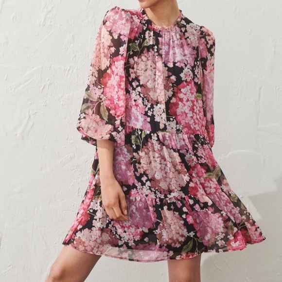 Wide cut floral dress H&M - Picture 3 of 9